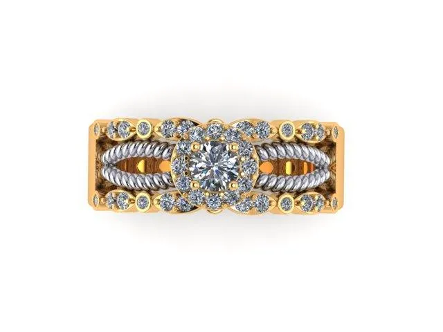 1.00 Ct.Tw. Diamond Engagement Ring