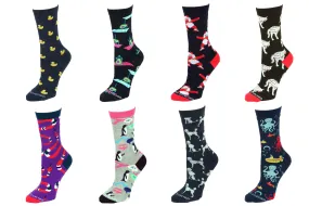 8 Pair Value Pack Women's Socks 1002