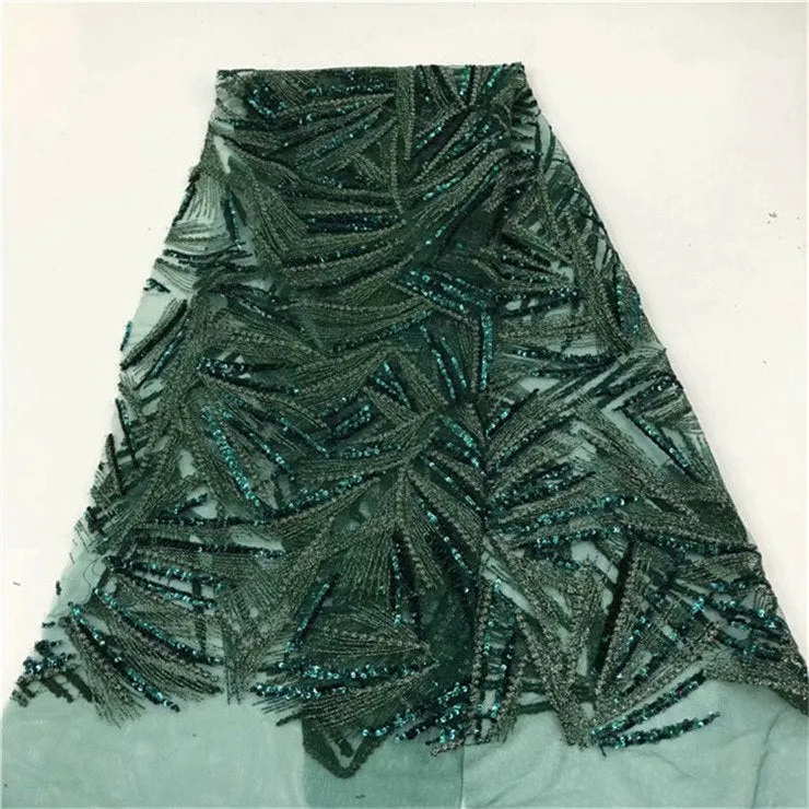 African Lace Fabric High Quality indian silk George lace fabric gold
