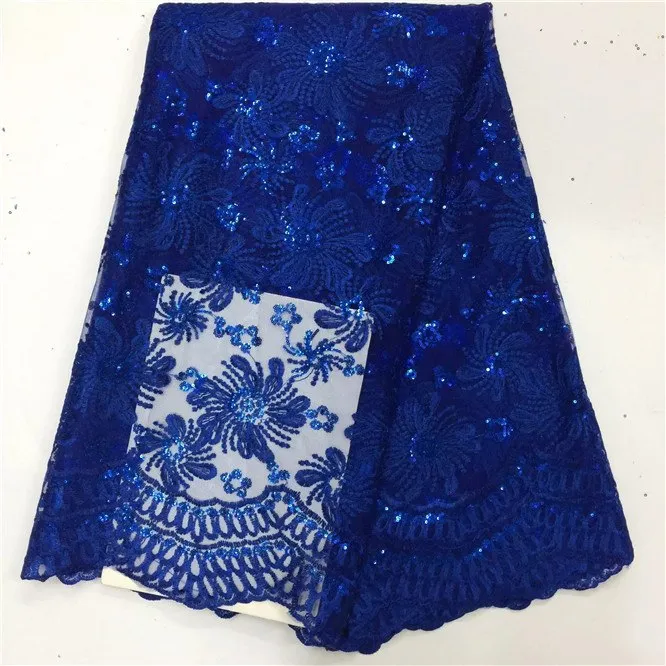 African Lace Fabric High Quality indian silk George lace fabric gold