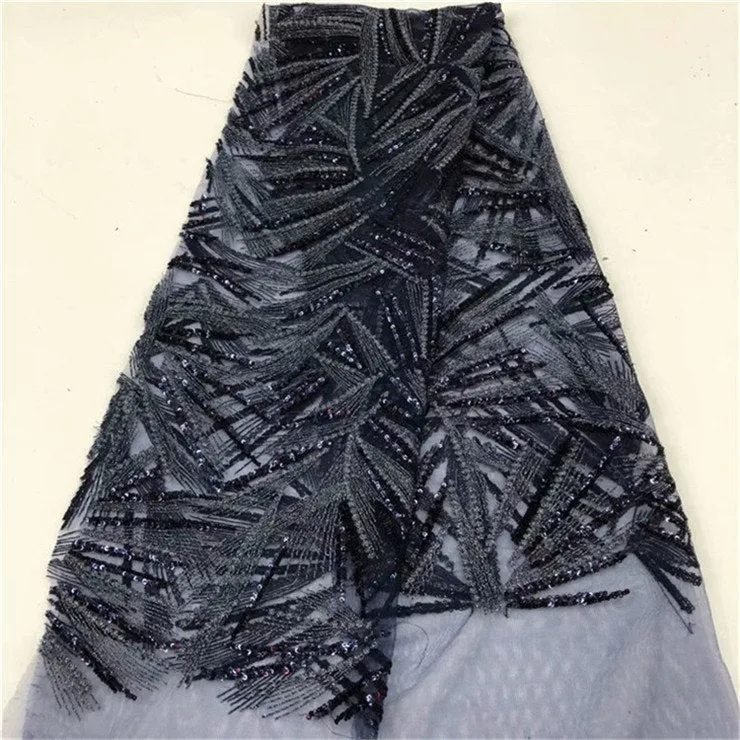 African Lace Fabric High Quality indian silk George lace fabric gold