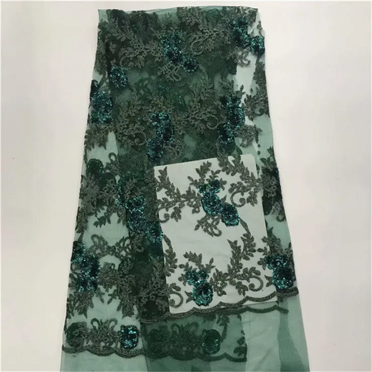 African Lace Fabric High Quality indian silk George lace fabric gold