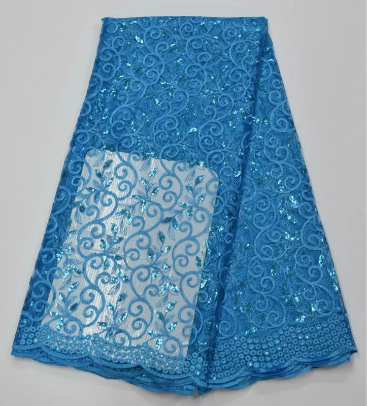 African Lace Fabric High Quality indian silk George lace fabric gold