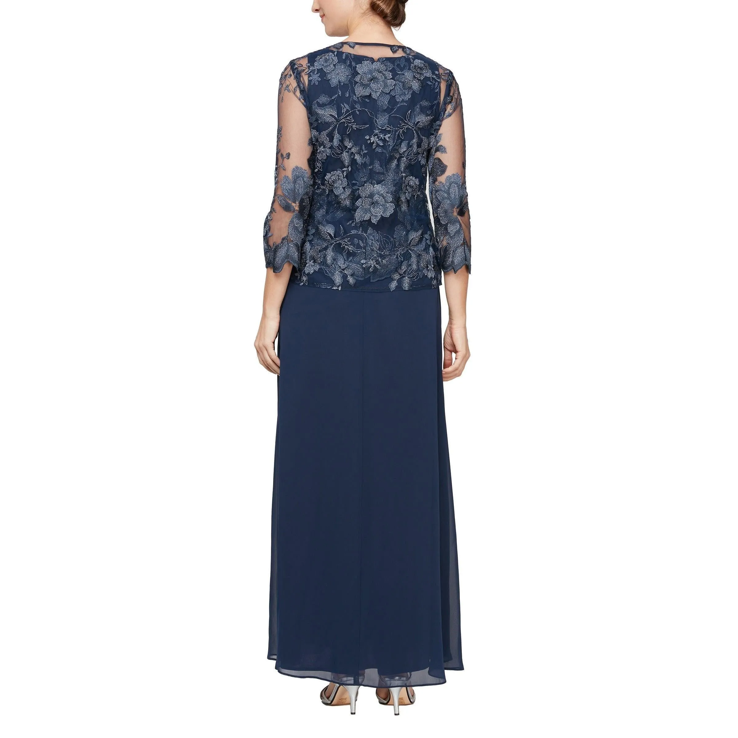 Alex Evenings AE81122422 Long Formal Jacket Dress Sale