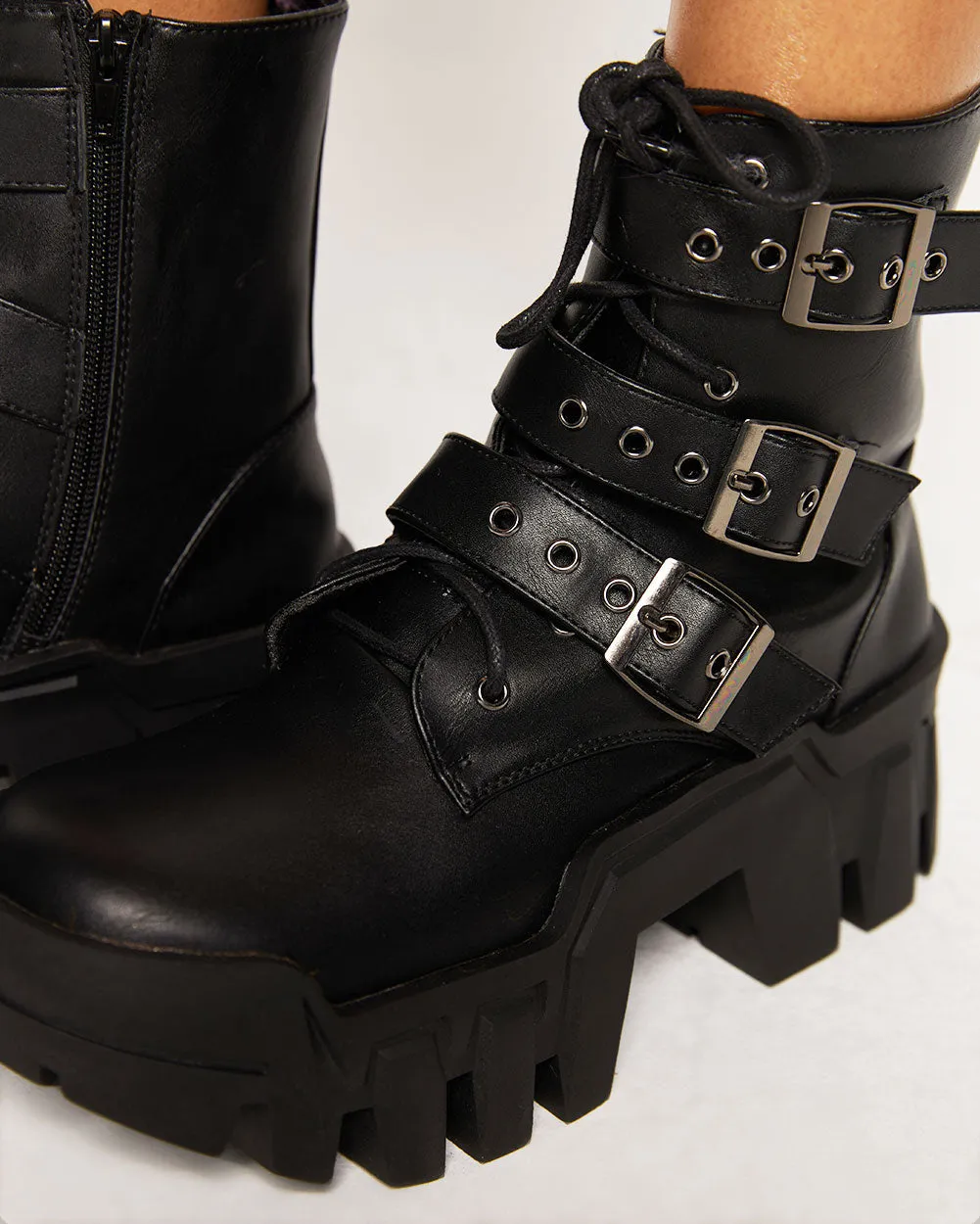 Anthony Wang Dusk Till Dawn Platform Ankle Boots