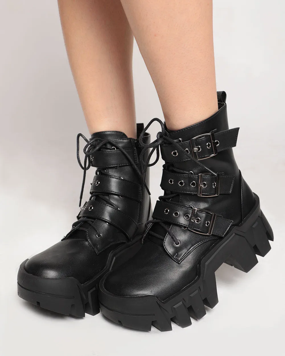 Anthony Wang Dusk Till Dawn Platform Ankle Boots
