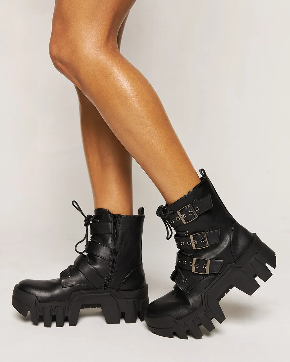 Anthony Wang Dusk Till Dawn Platform Ankle Boots
