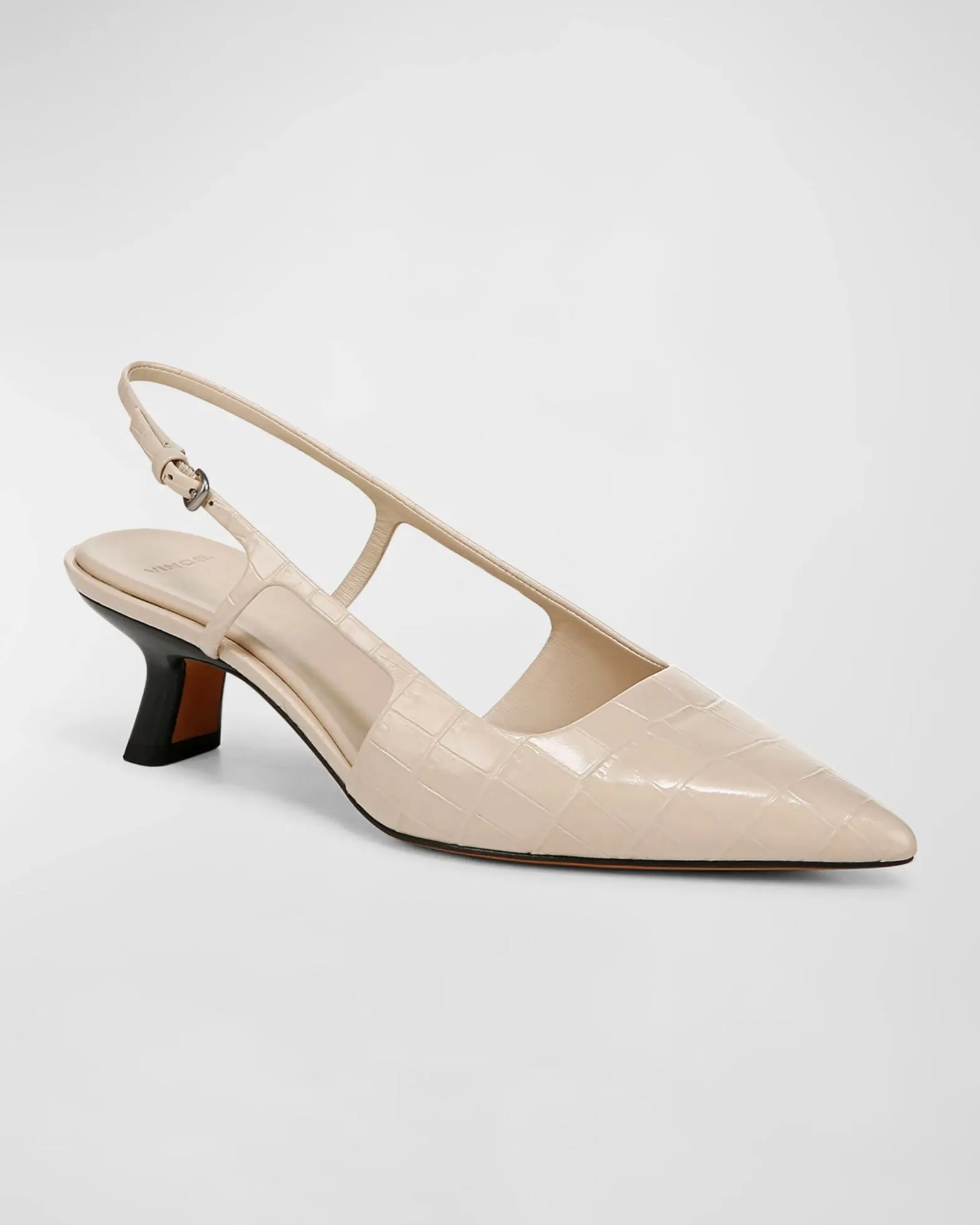 Bianca Croc Slingback
