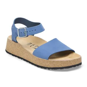 BIRKENSTOCK Women's Glenda Nubuck Leather (Elemental Blue)