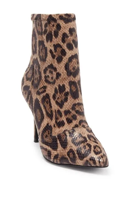 Charles By Charles David Mixed Embossed & Printed Bootie