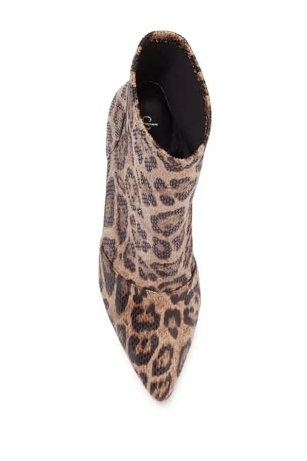 Charles By Charles David Mixed Embossed & Printed Bootie