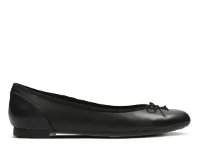 Clarks Couture Bloom Black Leather - Standard Width