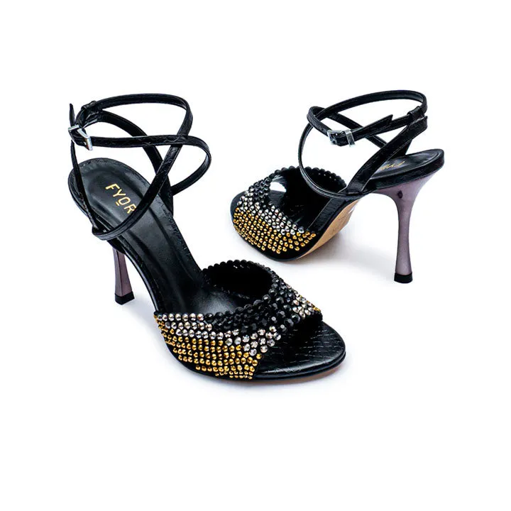 Diamante Detail High Heel Sandal BWR 078