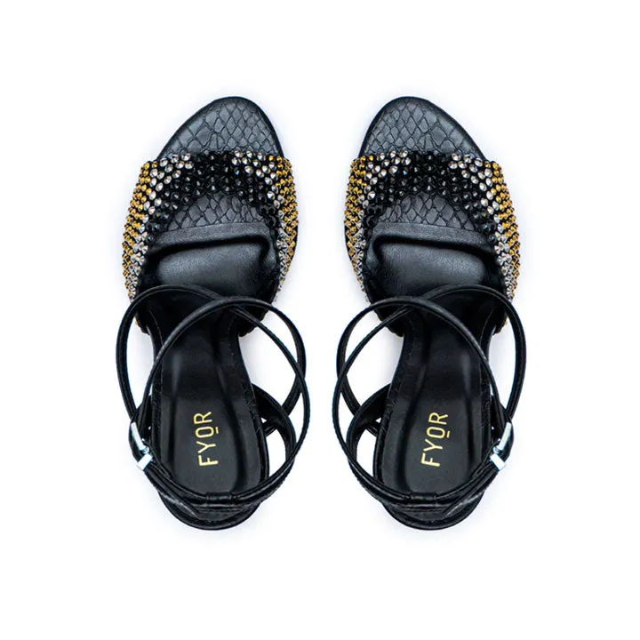 Diamante Detail High Heel Sandal BWR 078