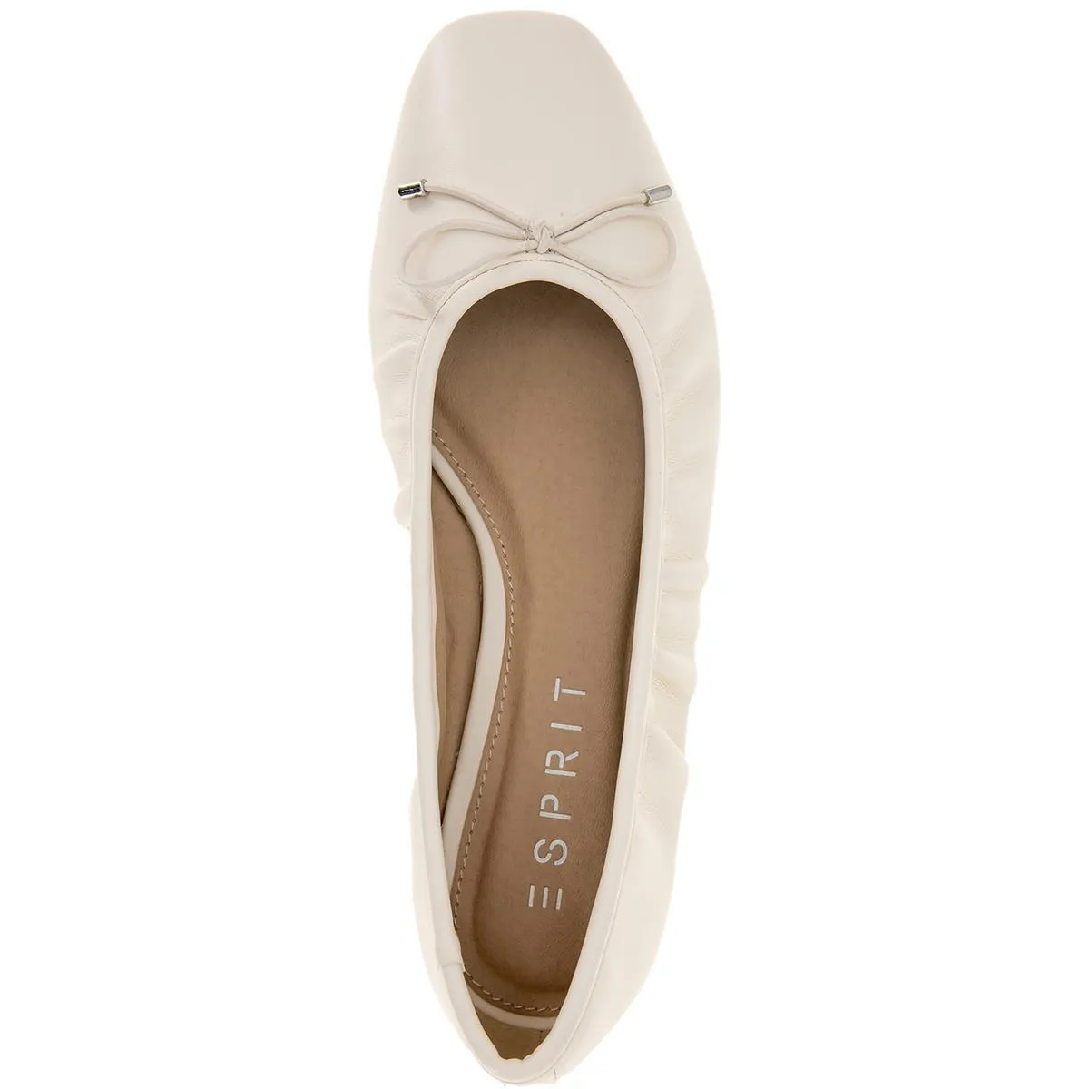 Esprit Womens Narissa Faux leather Slip-on Ballet Flats
