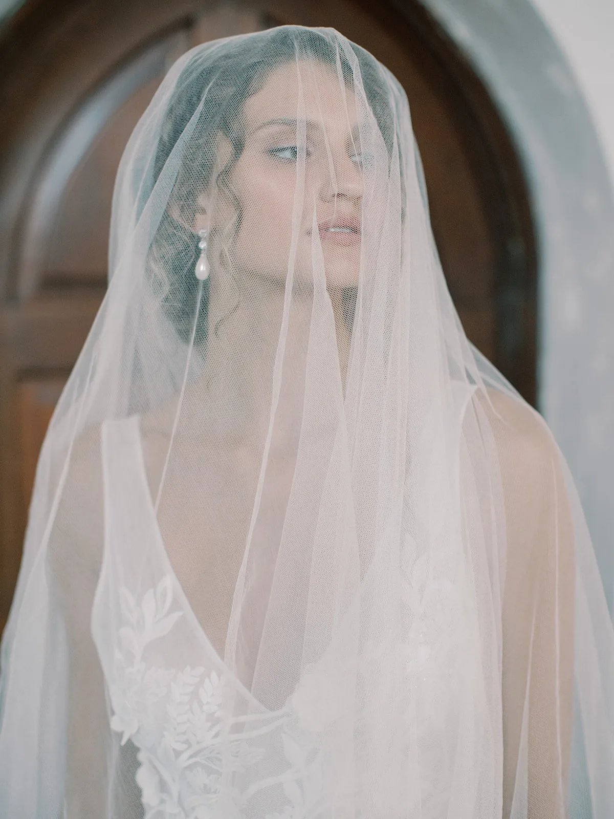 GRACE | Silk Blusher Veil