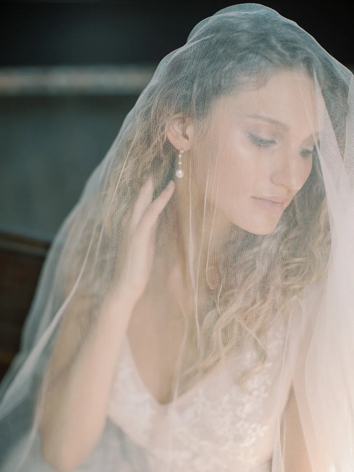 GRACE | Silk Blusher Veil