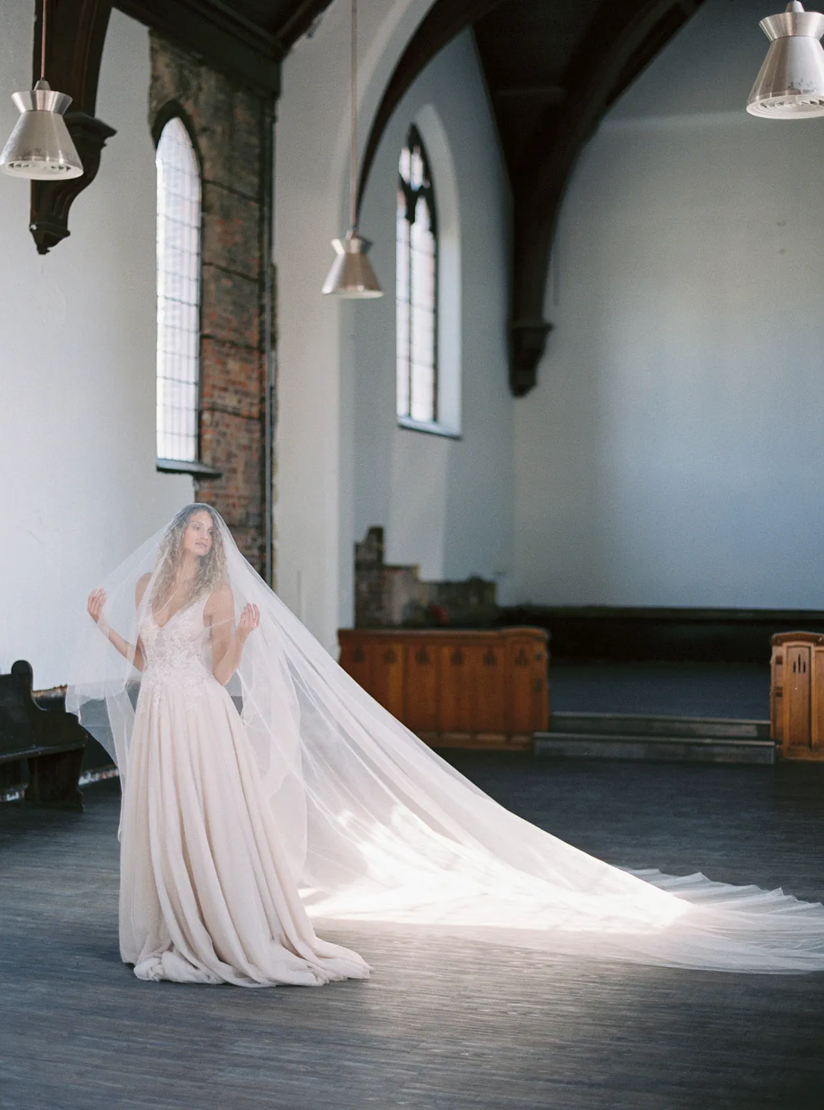 GRACE | Silk Blusher Veil