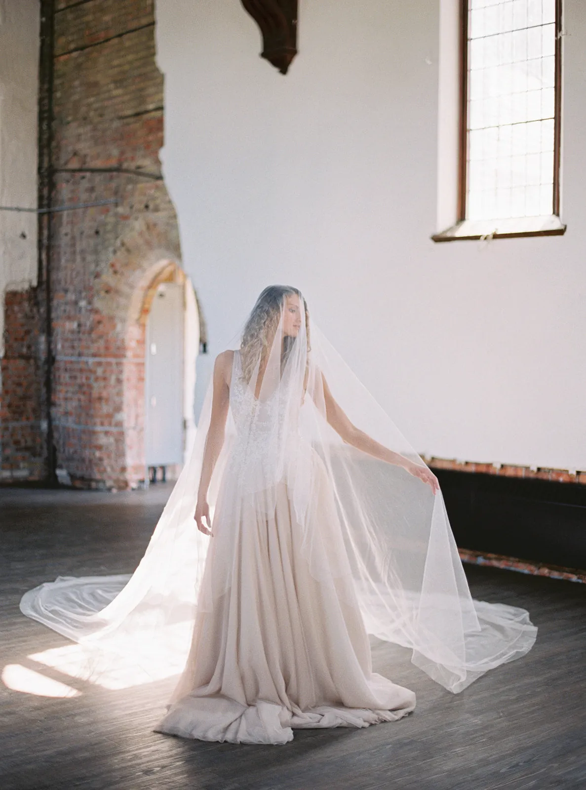 GRACE | Silk Blusher Veil