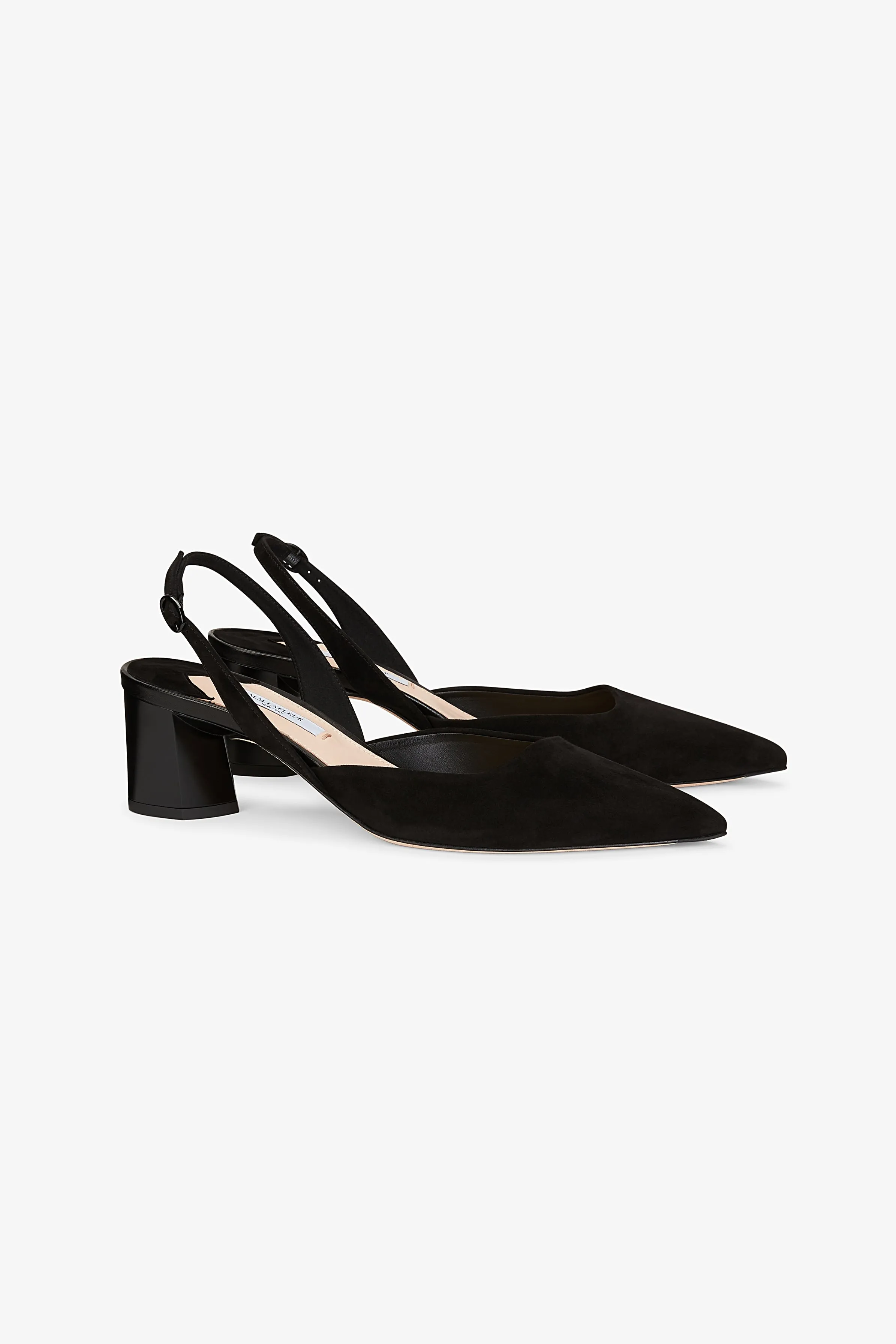 Irene Slingback - Suede :: Black