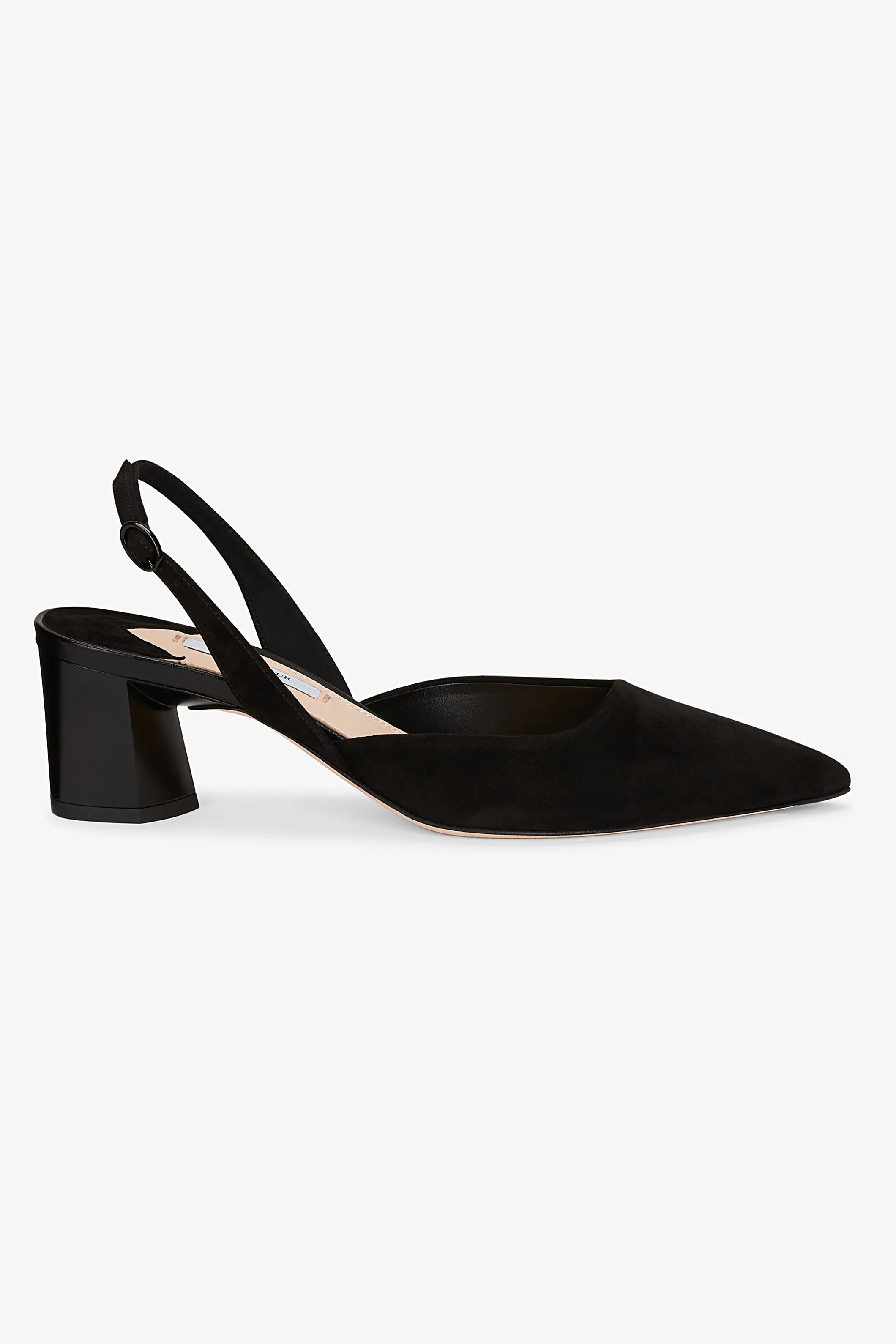 Irene Slingback - Suede :: Black
