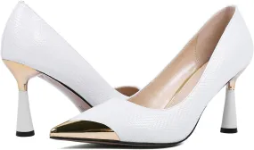 LingxiaUne Pumps for Women Pointed Toe Stiletto High Heels Ideal for Business Office Dress Weddings Fashion Events and Dance Parties Elegant Footwear for The Modern Woman