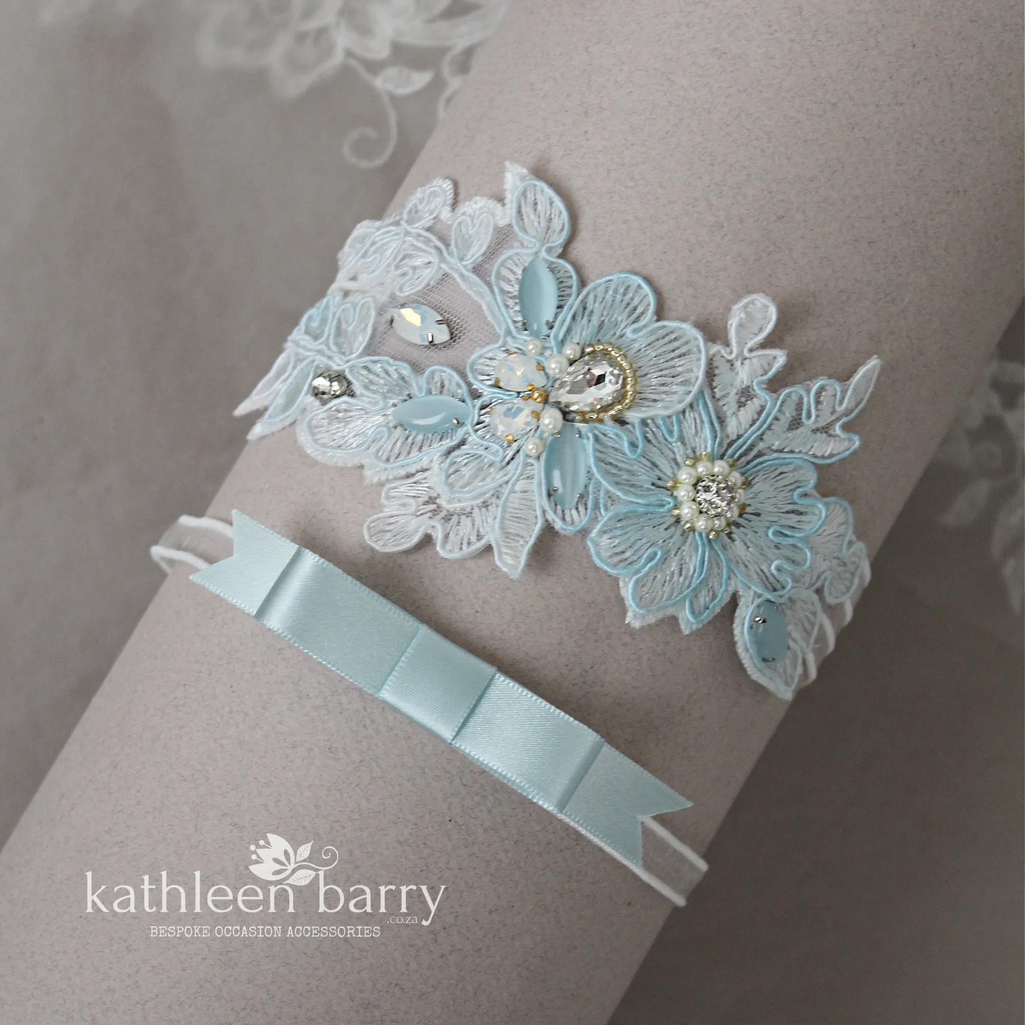 Megan heirloom Lace garter set of two or individually - Custom colors to order FROM