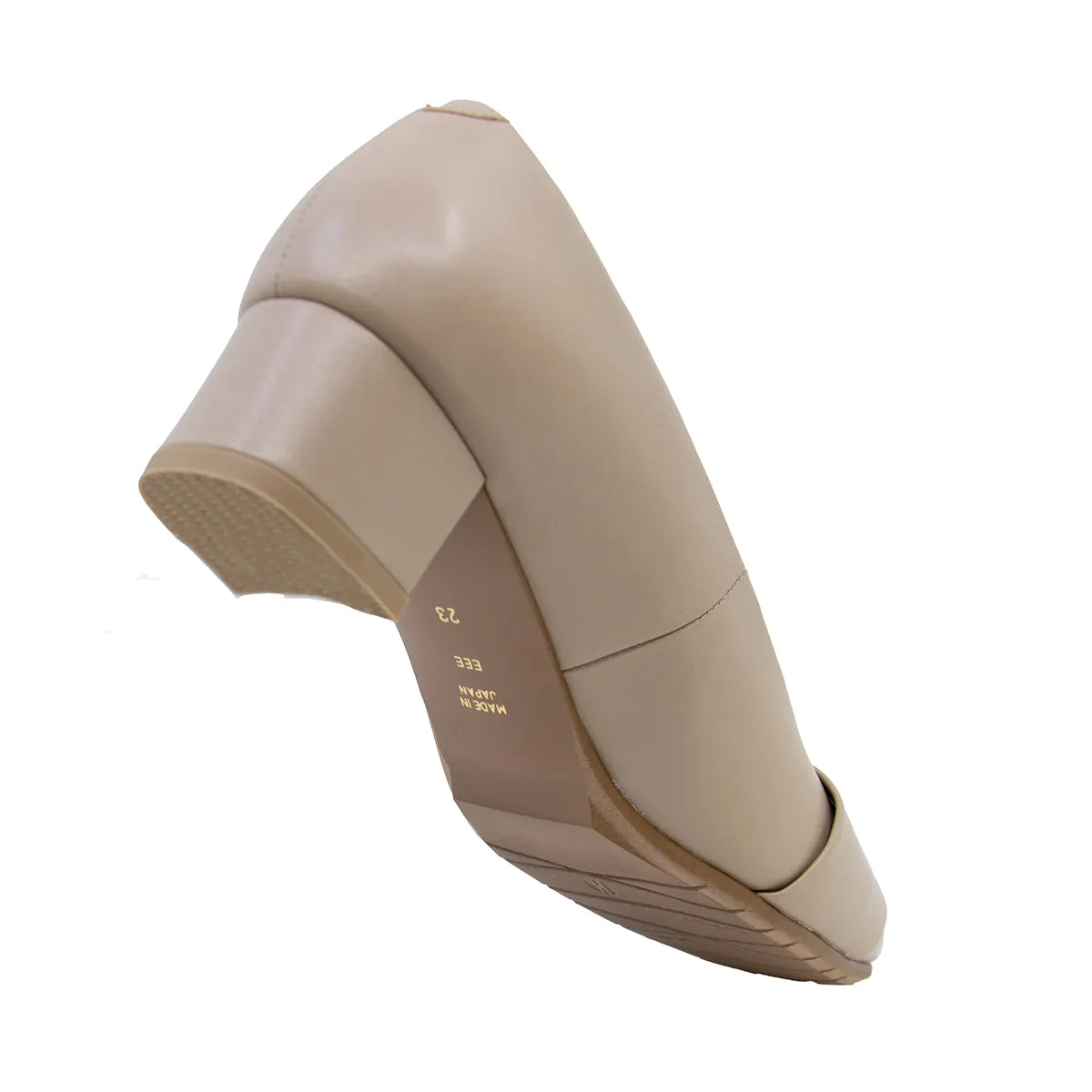 Meirin Light Grey The Balanced Heel Pumps
