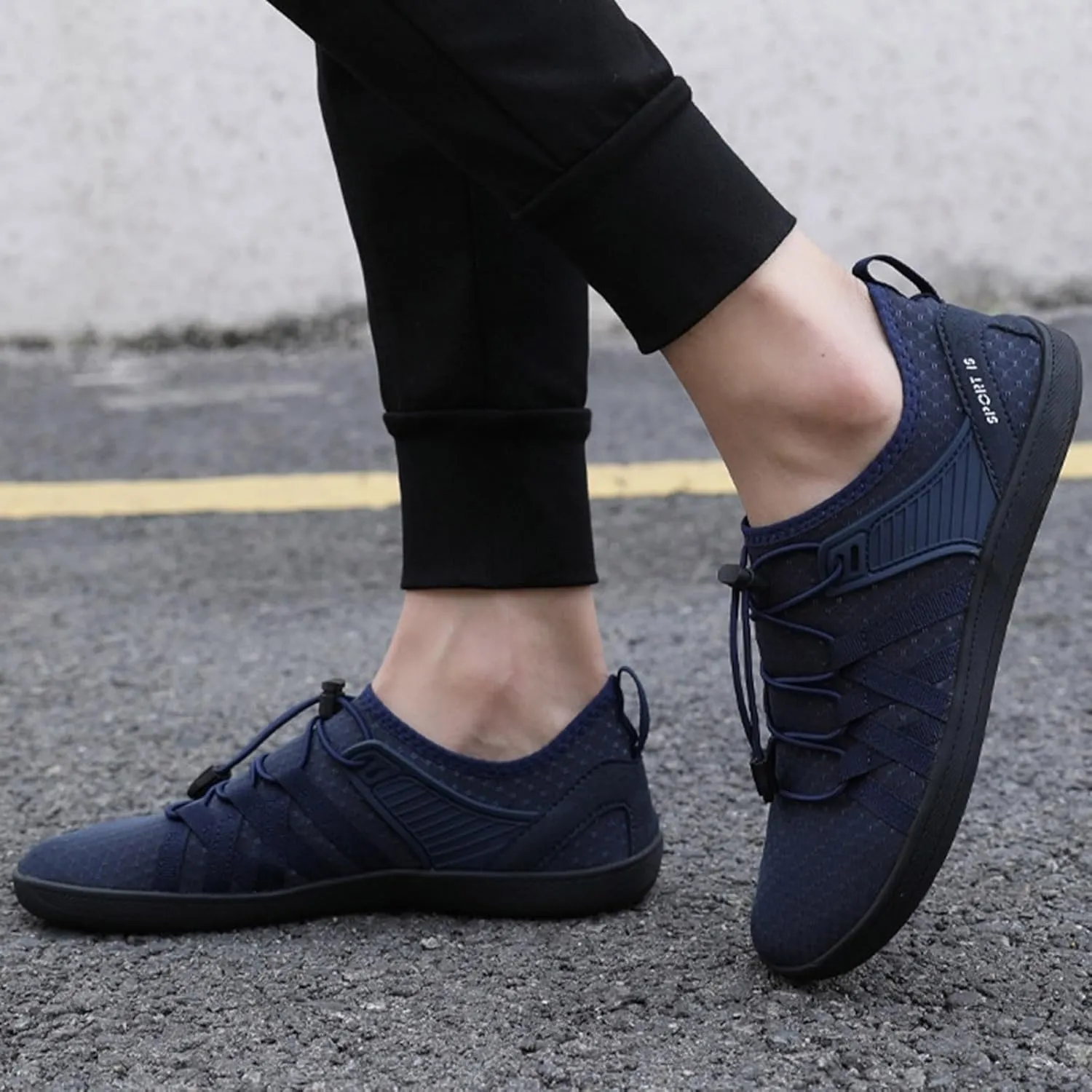 Men's Slip in Loafers & Slip-Ons Comfortable Fitness Breathable Casual Sports Shoes for Men and Women
