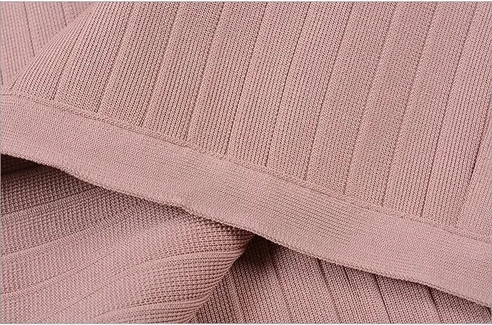 Nude Long Sleeve Midi Dress