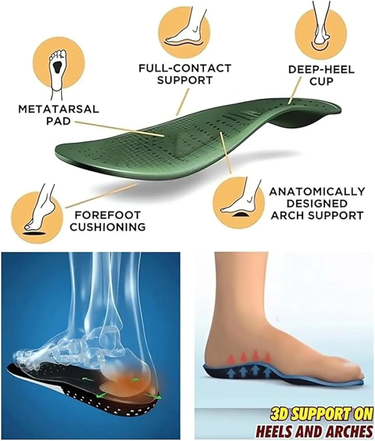 Orthopedic Sandals 2024 New Summer Dressy Leather Orthopedic Wedge Sandals Comfortable Platform Arch Support Slip Sandals