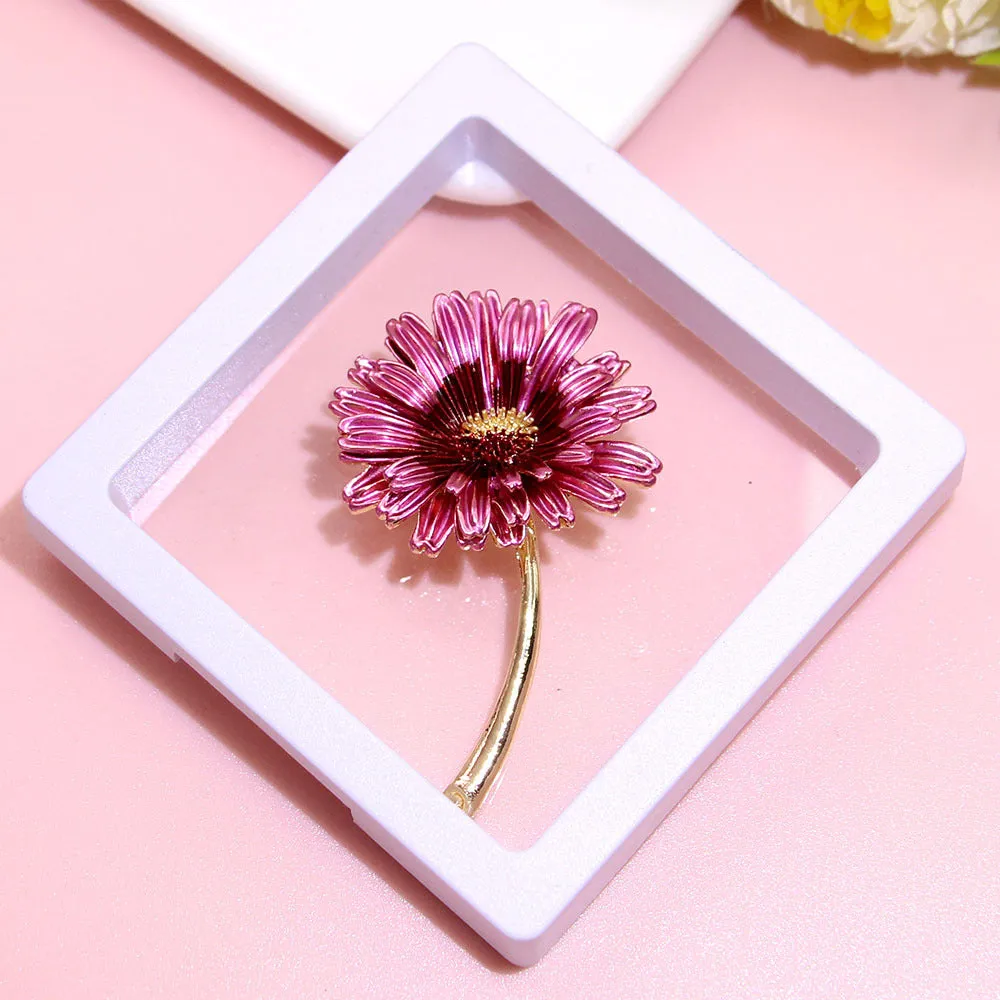Retro Ballet Brooch Women's Pearl Silk Scarf Buckle