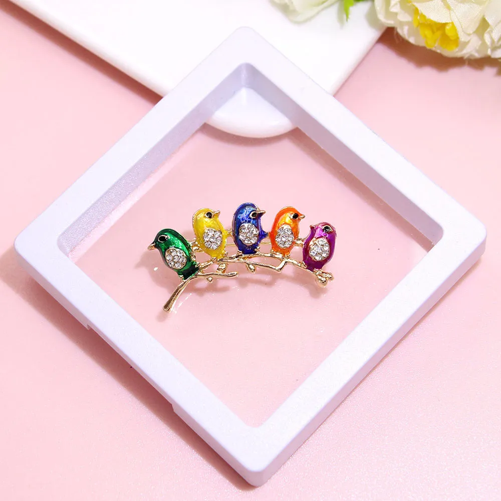 Retro Ballet Brooch Women's Pearl Silk Scarf Buckle