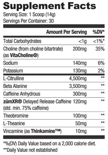 Ryse Supplements Loaded Pre-Workout