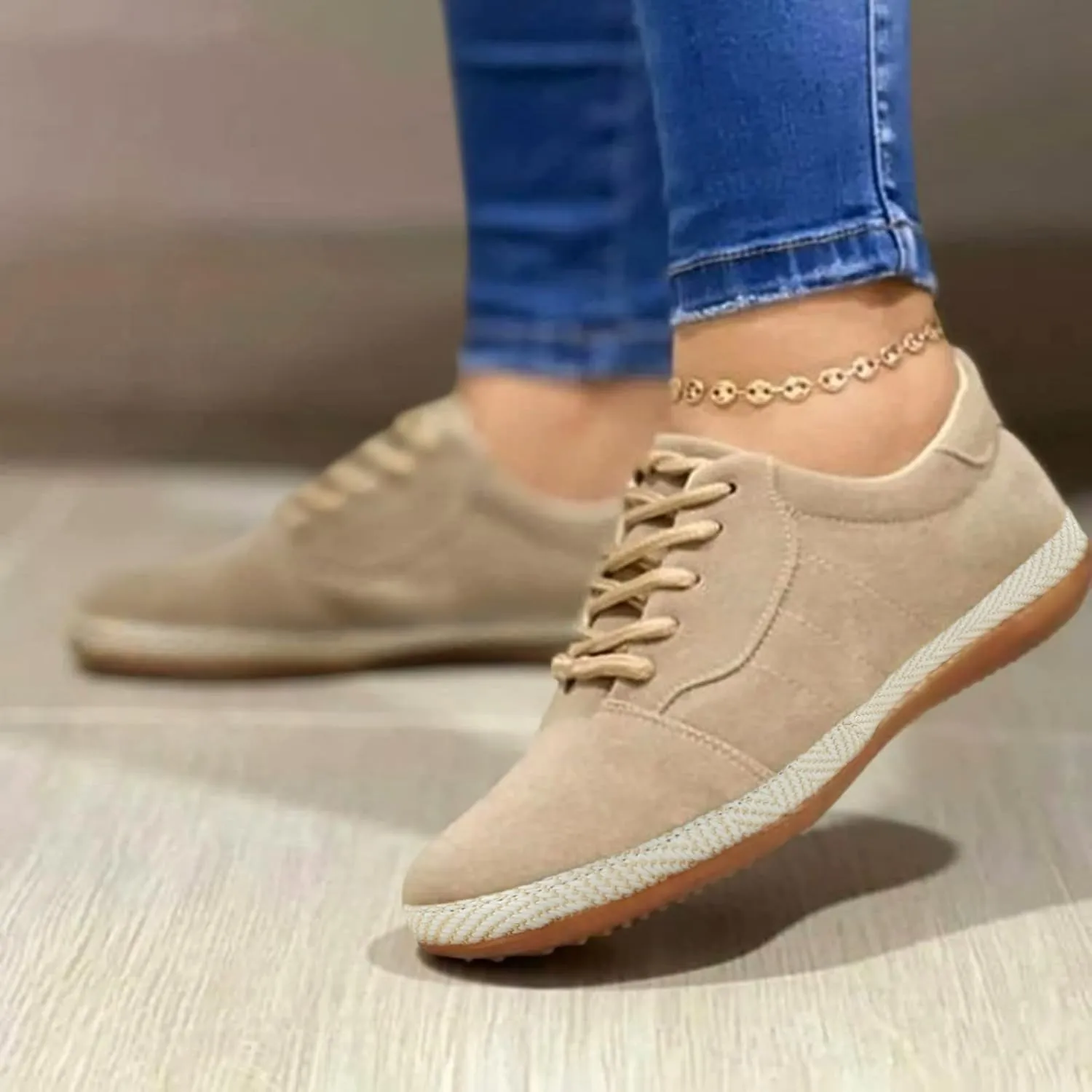 SBGMoSJ Business Casual Women Wide Sneakers Comfy Shoes for Women Slip On Dressy Womens Shoes Casual Fall Slip Ons Gym Shoes for Women Workout Size 12 Womens Black Sneakers Size 8 1/2