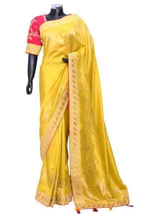 Silk embroidered saree #fdn90813-501