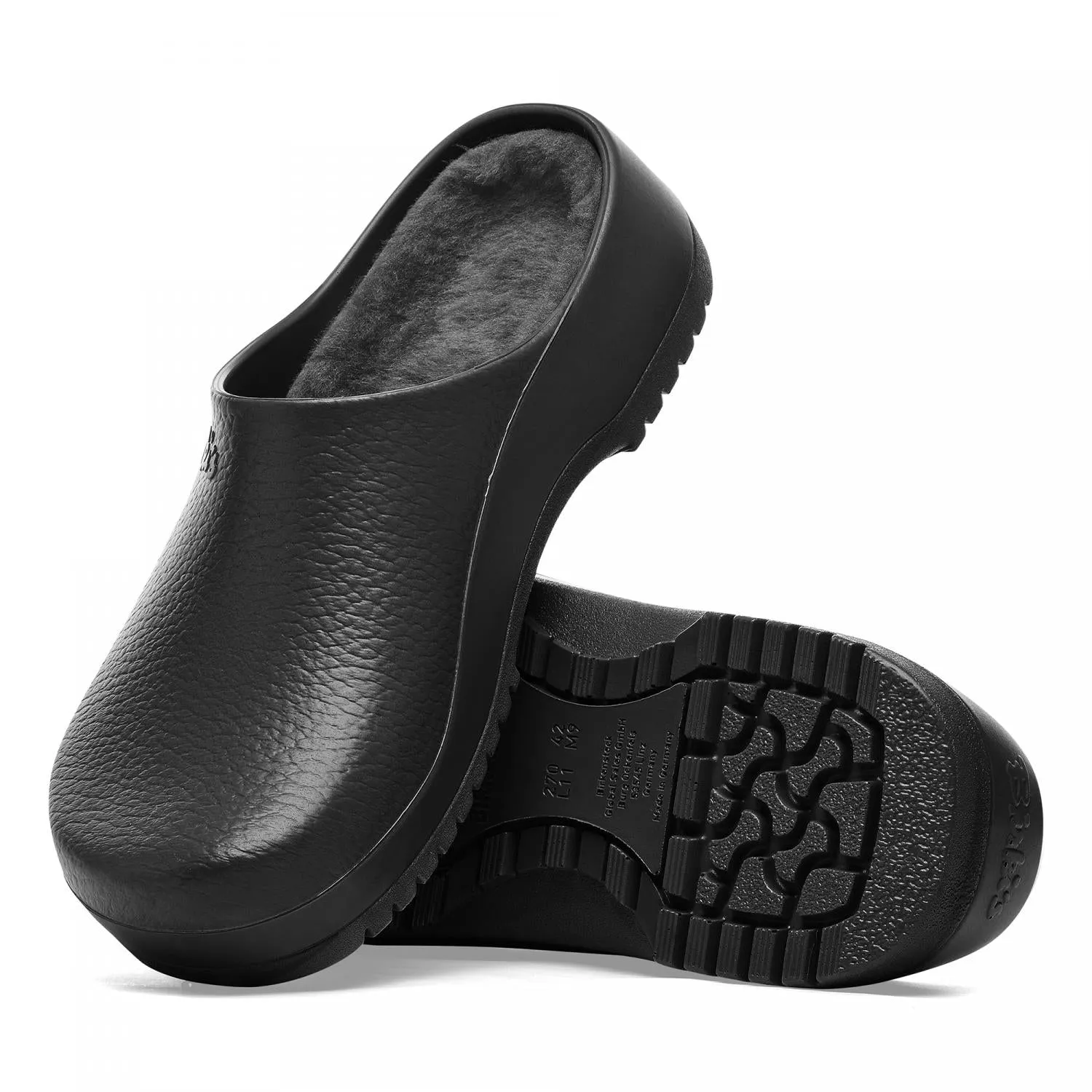 Shearling-Lined Super Birki Clogs