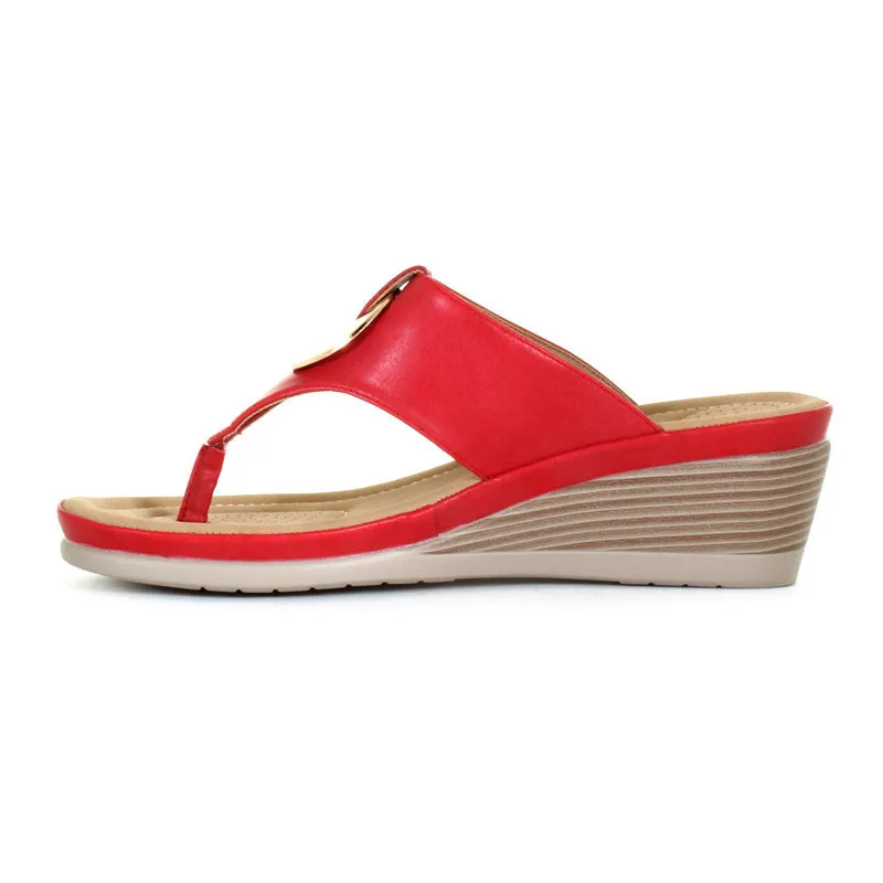 Women's Kellie Thong Sandal Red