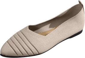 Women's Retro Flat Shoes Flying Weave Round Head Shallow Mouth One Foot Stirrup Single Shoes Work Single Shoes
